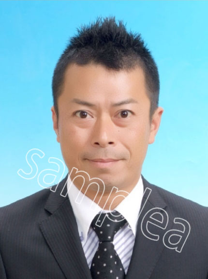 証明写真サンプル 美肌加工